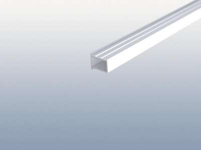 Kammerprofil aus PVC in weiß für 16mm Plexiglas Stegplatten